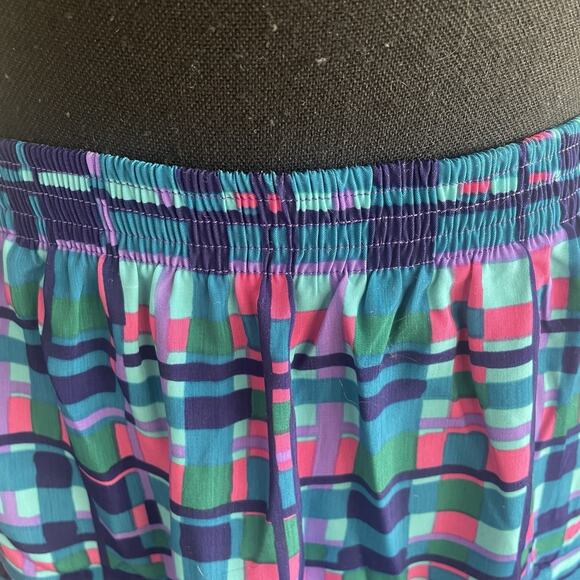 Vintage SG Sport Jewel Tone Grid Pattern Plaid Skirt Womens Plus Size 1X - Picture 5 of 10